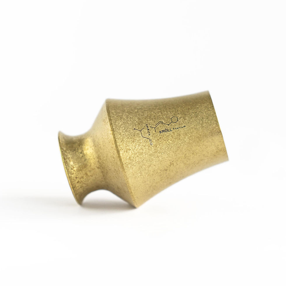Thumbnail: Titanium Whisky Cup - Gold