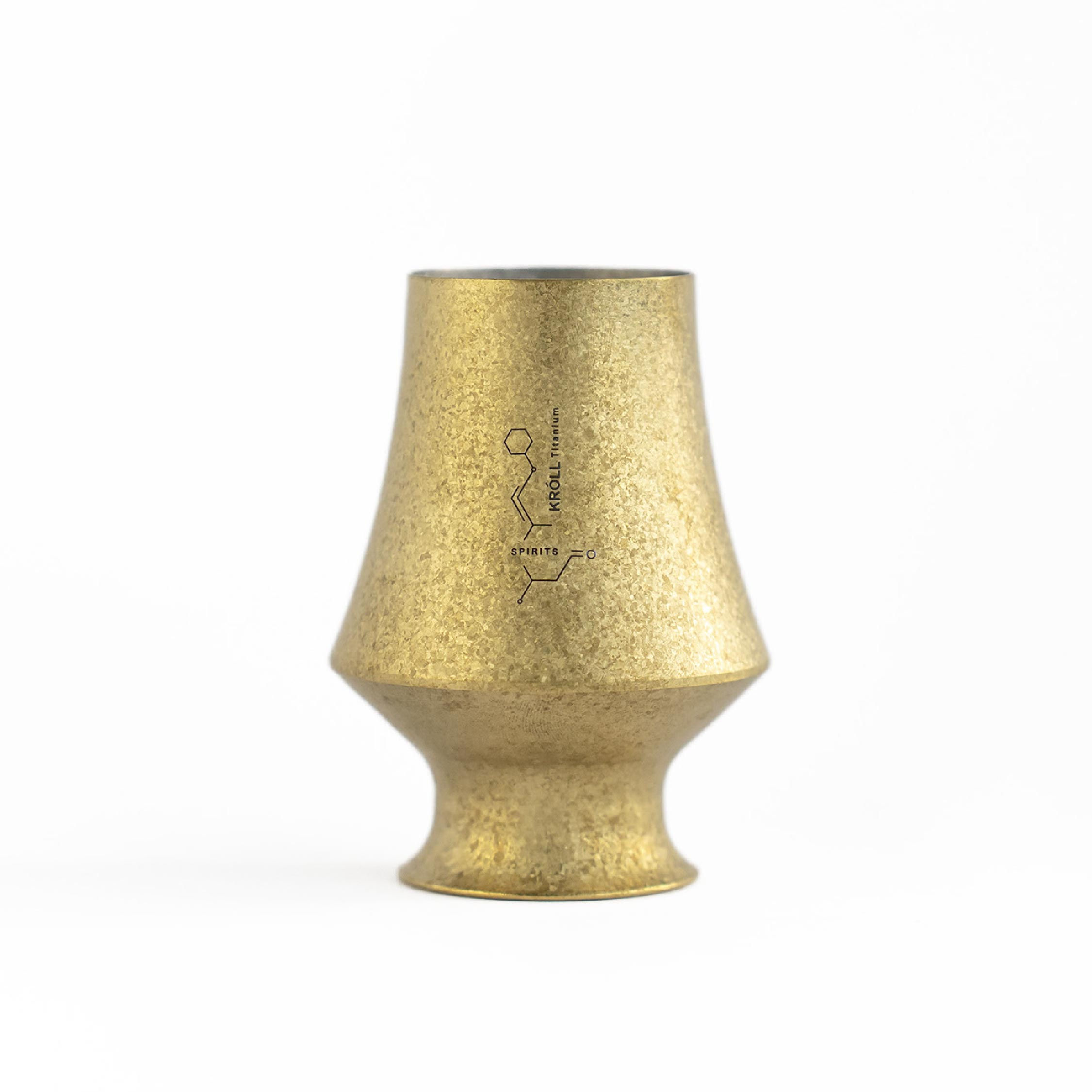 Titanium Whisky Cup - Gold