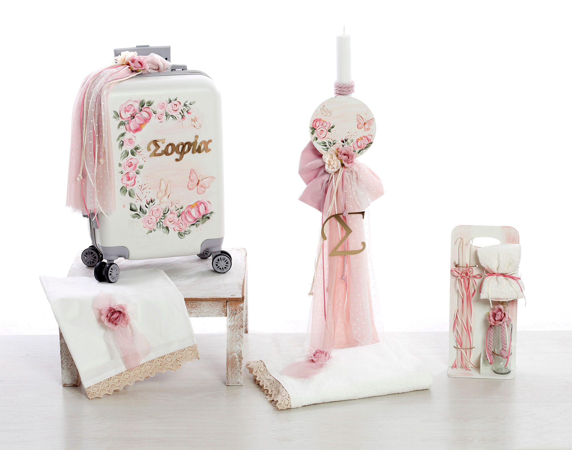 Σετ Βάπτισης Λουλούδια ΛΛ-692516