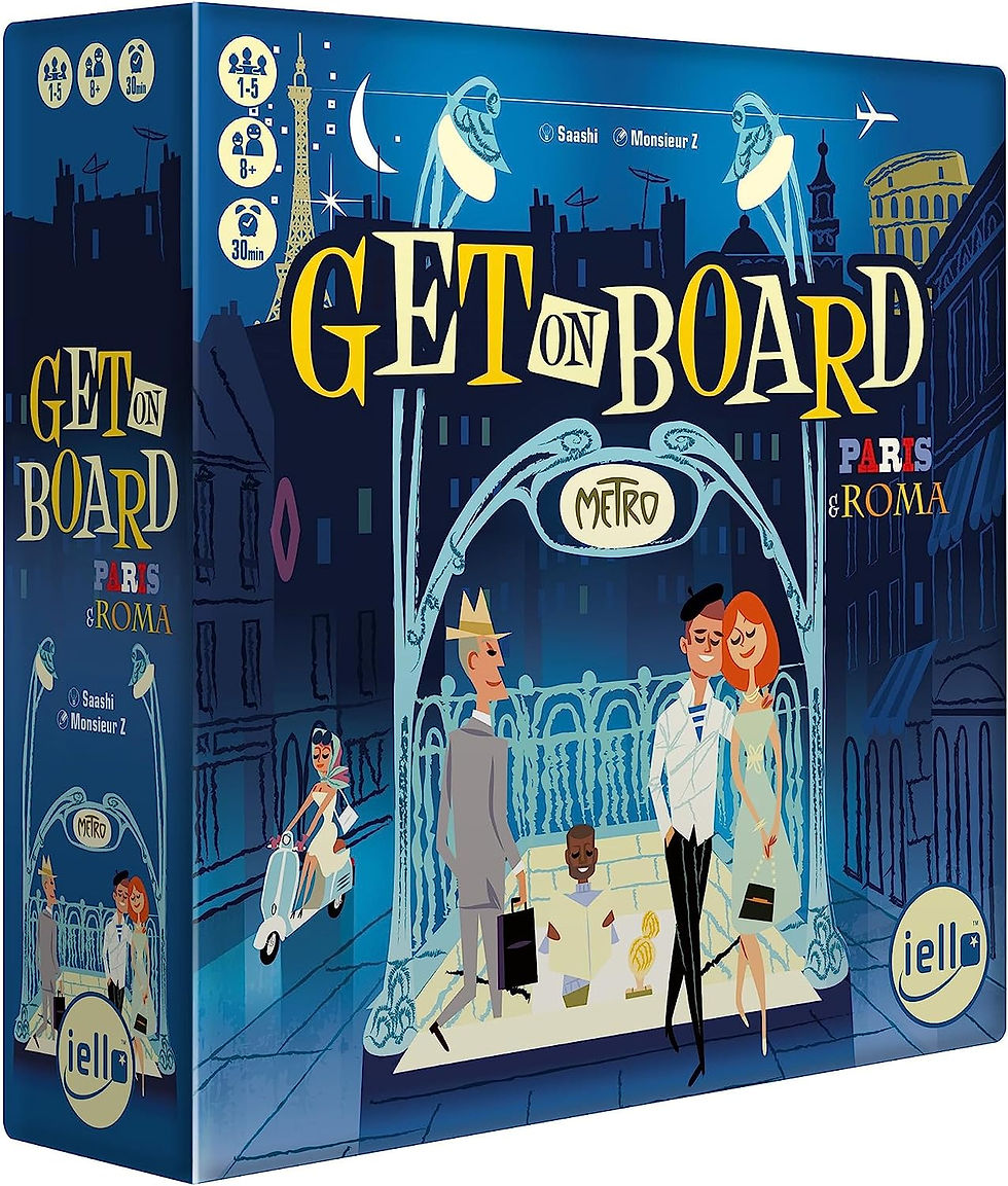 Get on Board: Paris & Roma