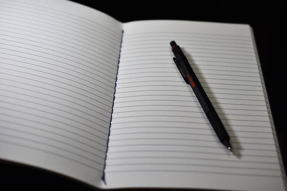 Thumbnail: Premium Sewn A5 Notebook - Blue