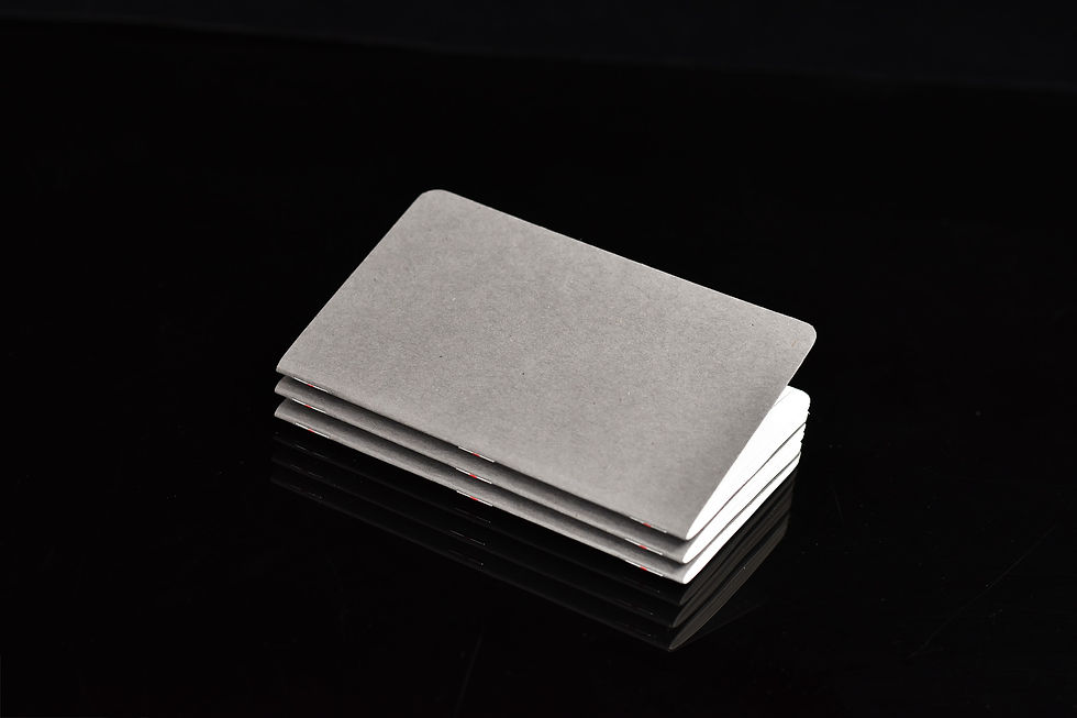 Thumbnail: Basic Pocket Notebook - Slate - Pack of 3