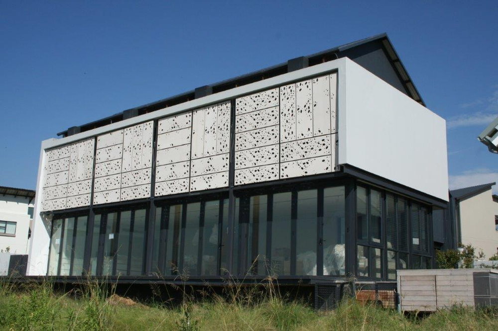 Nutec Fibre Cement shapes with waterjet cutting