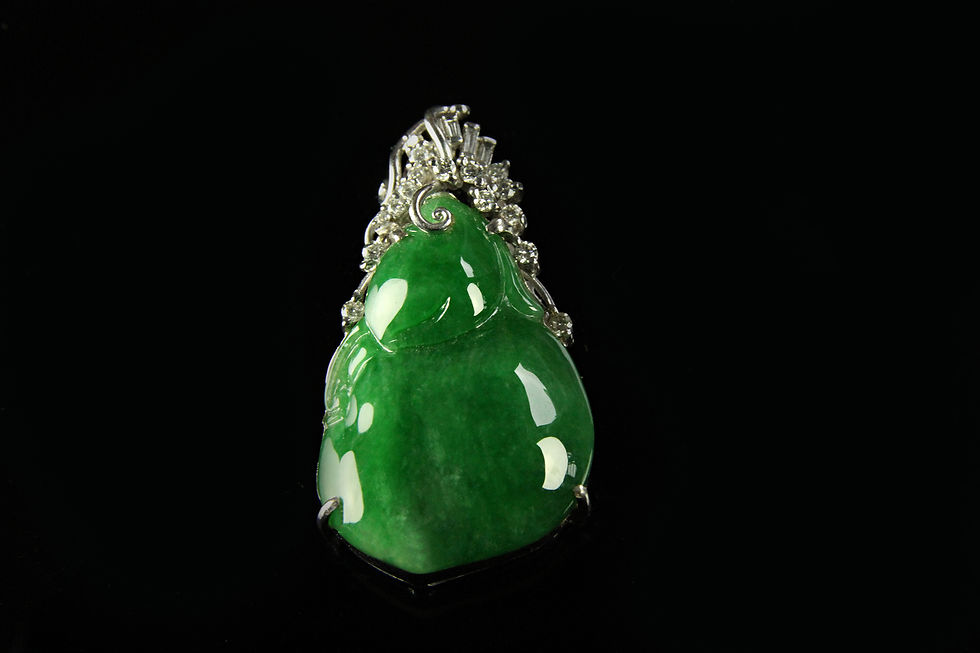 Thumbnail: 《蘆意》葫蘆型翡翠墜