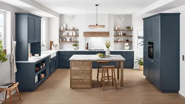 Luxury kitchen remodeling project Houston TX with European cabinetry