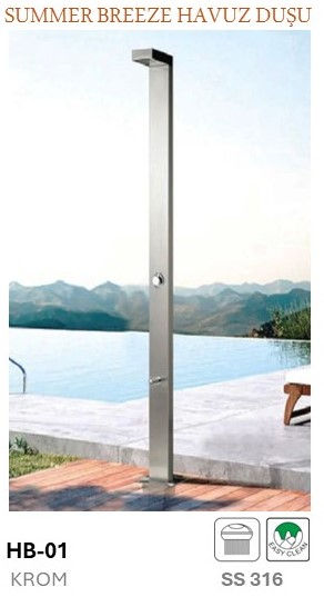 bahçe duşu, havuz duşu