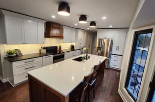 Kitchen Remodel done by K2Workshops, an interior remodeling company serving the Kansas City area.