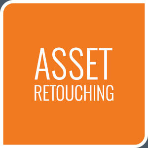 Buttonasset retouching