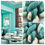 Thumbnail: Inspiration Photo of light spilling into a Tiffany Blue painted room and Tiffany blue and ivory Wool Silk Yarn