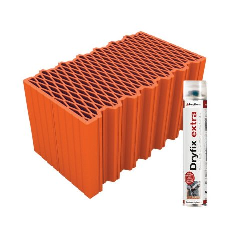 Блок керамічний Porotherm 44 KLIMA X-term Rapid Dryfix