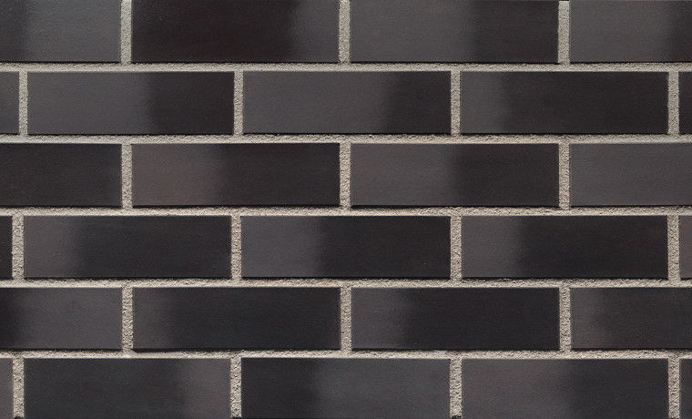 плитка фасадна клінкерна Чорний діамант 33