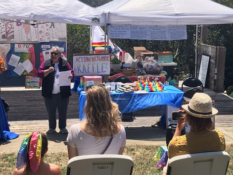 The raffle raised money for The Okra Project
