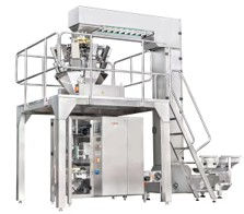 Automated seed packaging line with multihead weigher.