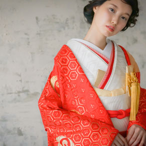 WASOU 色打掛-鶴の丸-