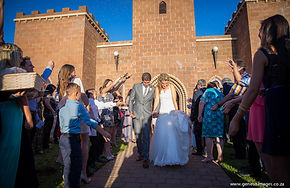 Everybody happy for the newly weds and talking photos of them.