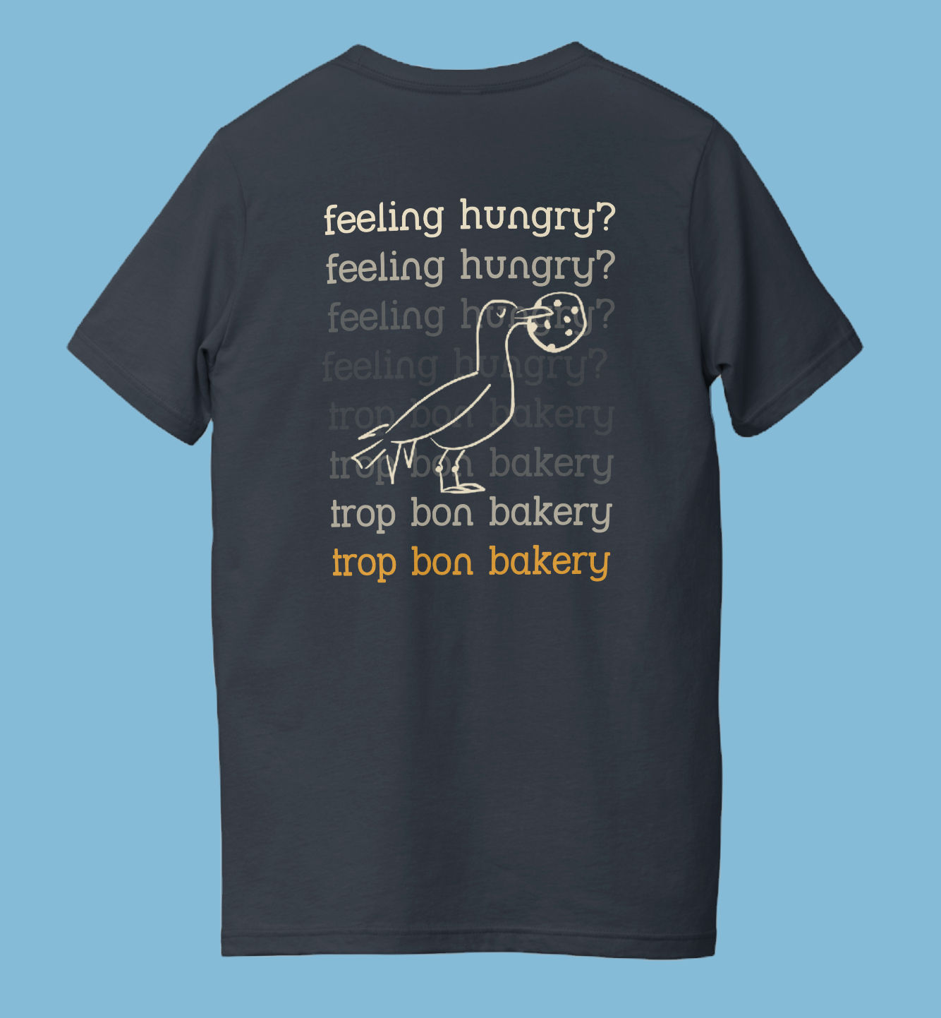 the feeling hungry tee