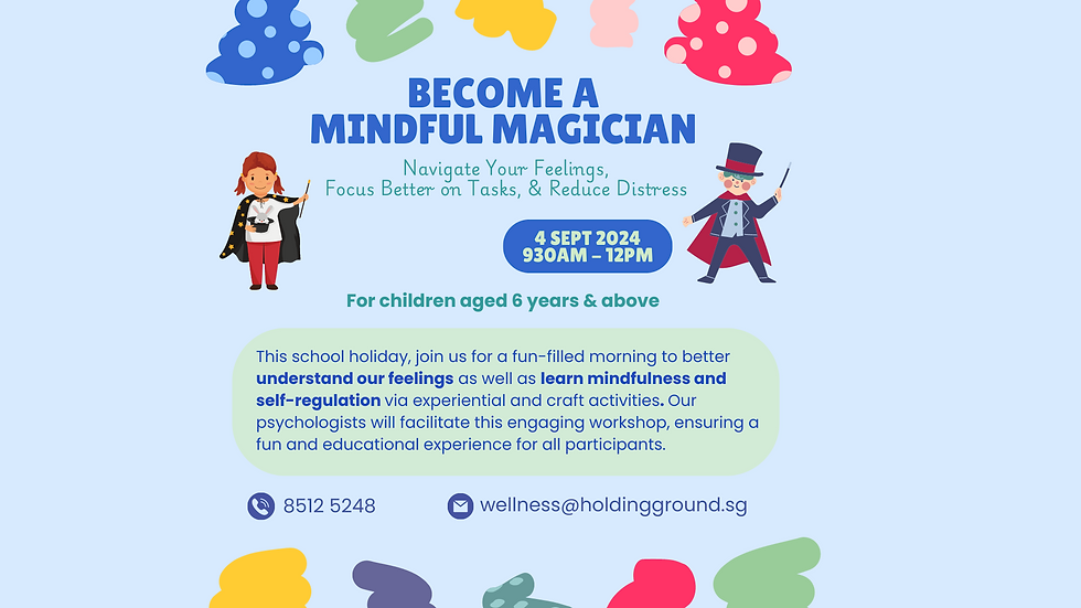 [Sold Out] Children's Workshop - Become a Mindful Magician