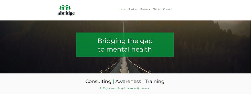 Website images from abridgeconsulting.ca