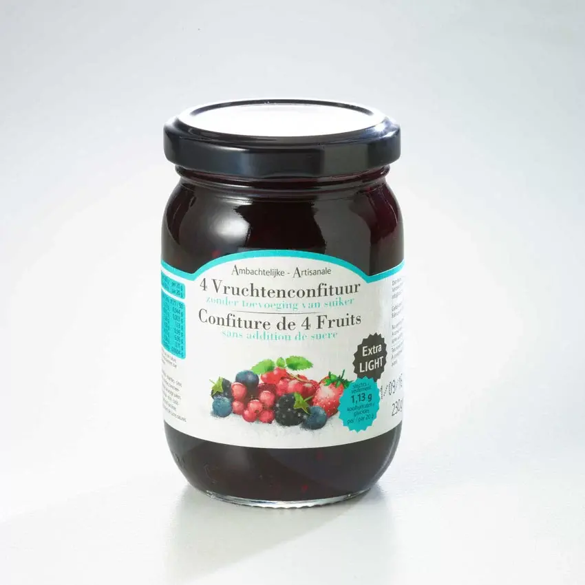 Confituur extra light 4 vruchten