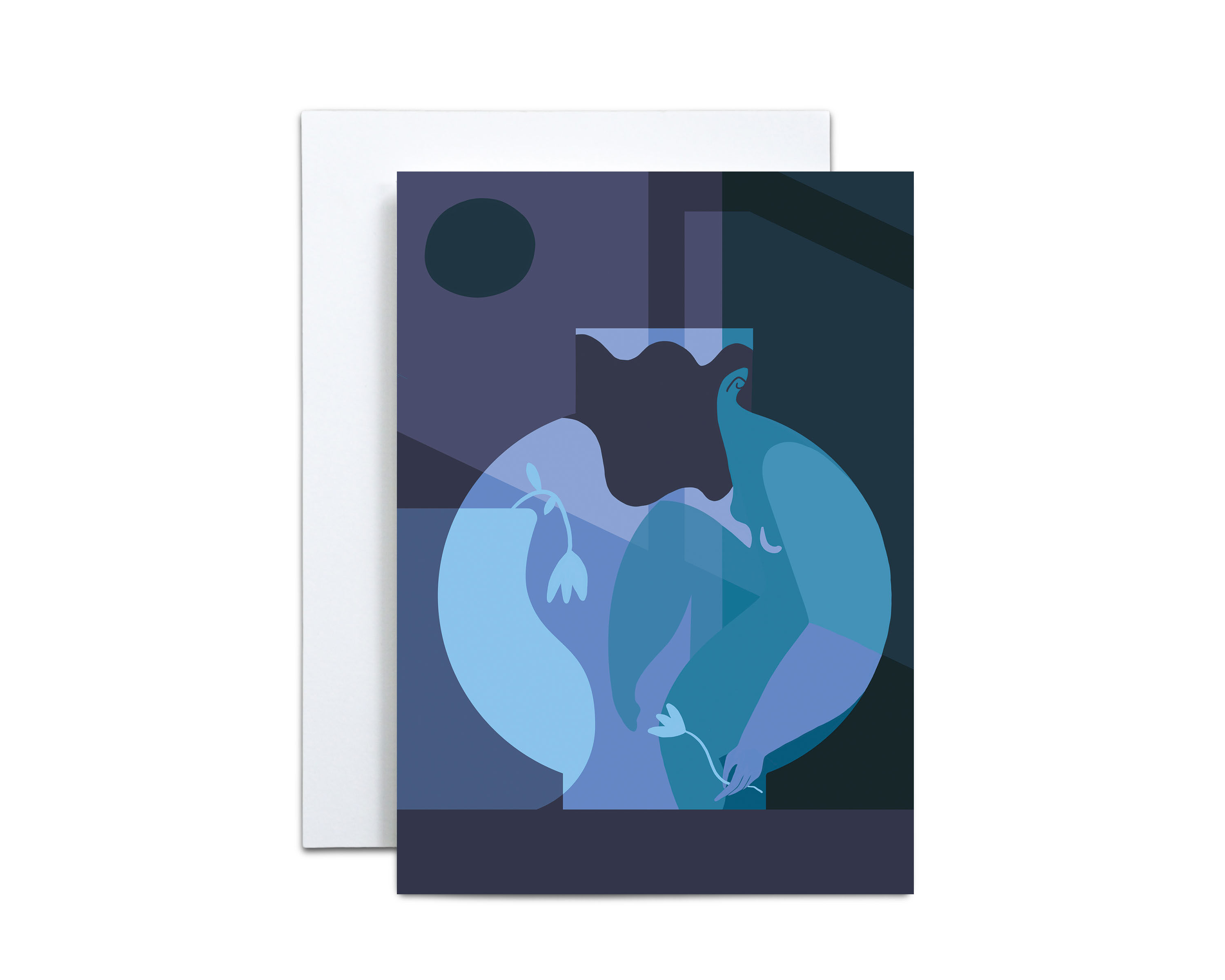 'Dreaming of Better Days' Greetings Card (5 x 7 inch)