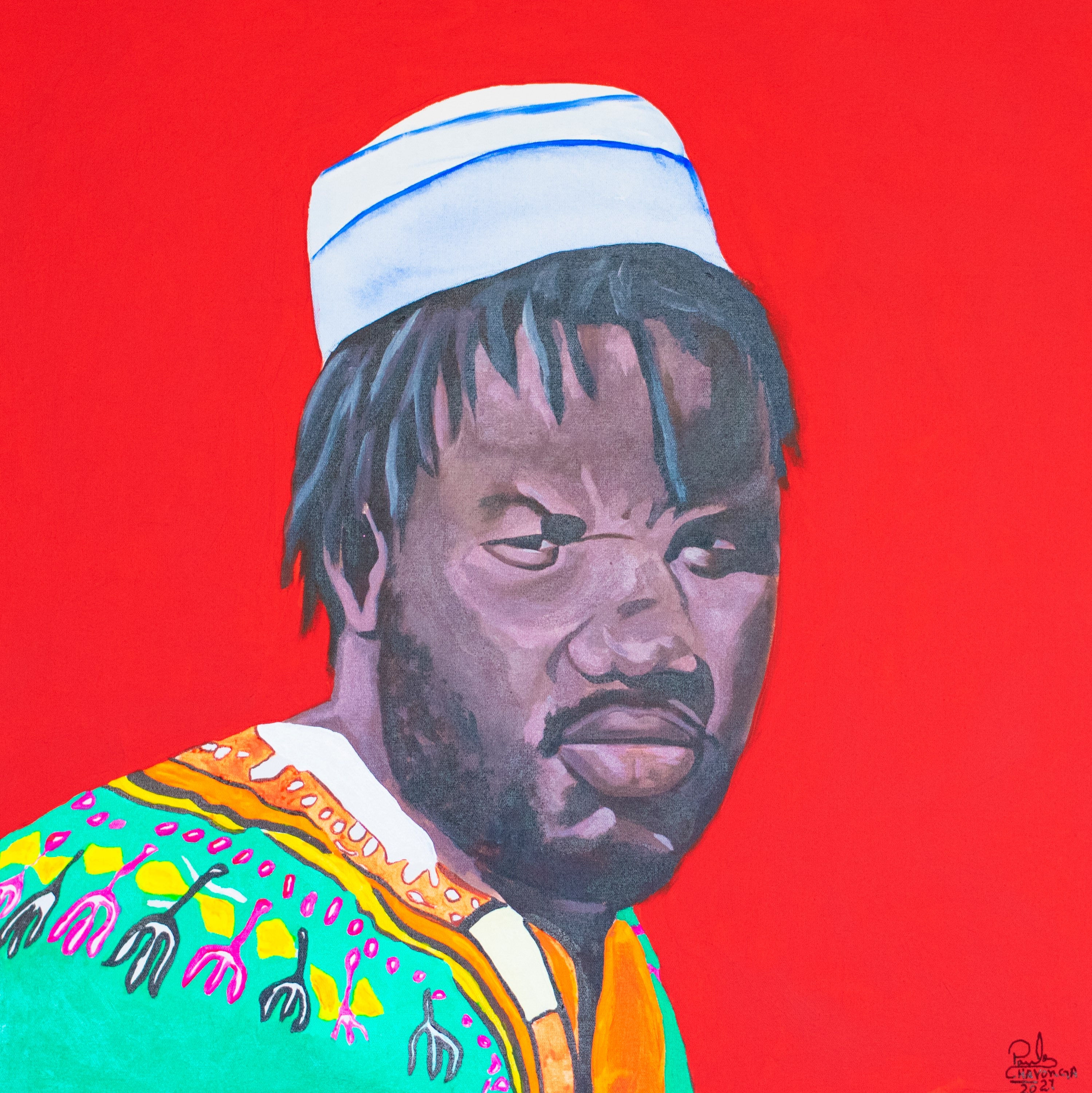 Olhares descoloniais IX | Dimensão: 50 x 50 cm