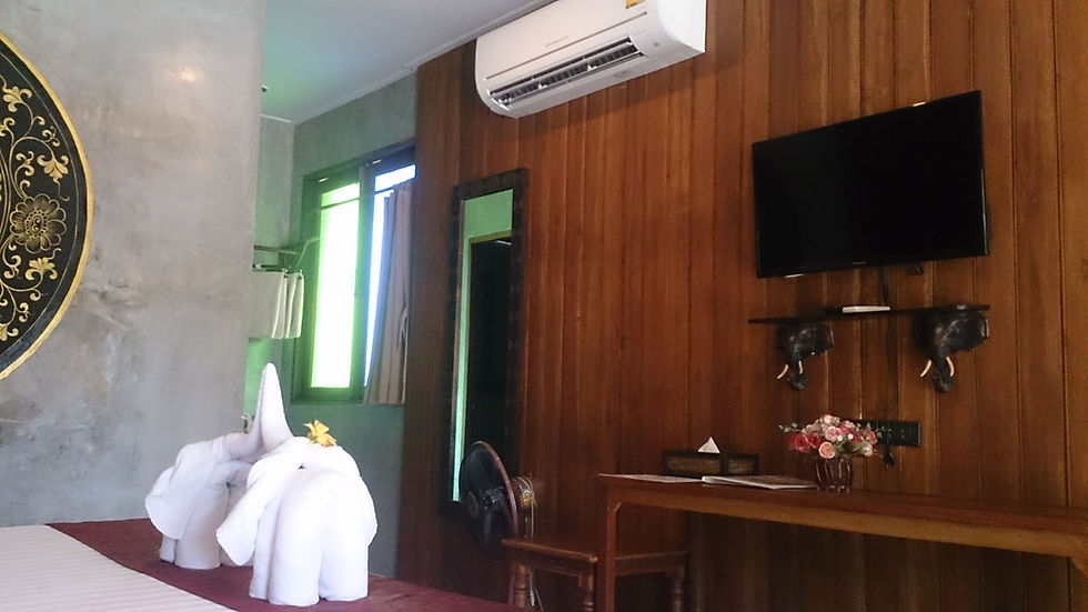 Fasilitas kamar Sawasdee Resort Sukhothai Thailand (c) Arakita Rimbayana