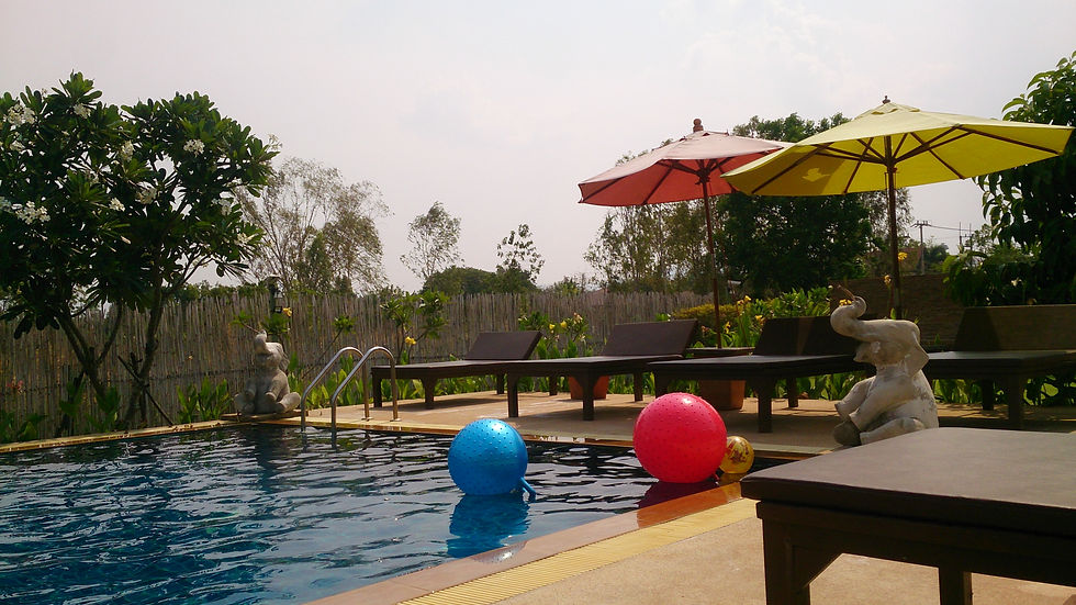 Kolam renang Sawasdee Resort Sukhothai Thailand (c) Arakita Rimbayana