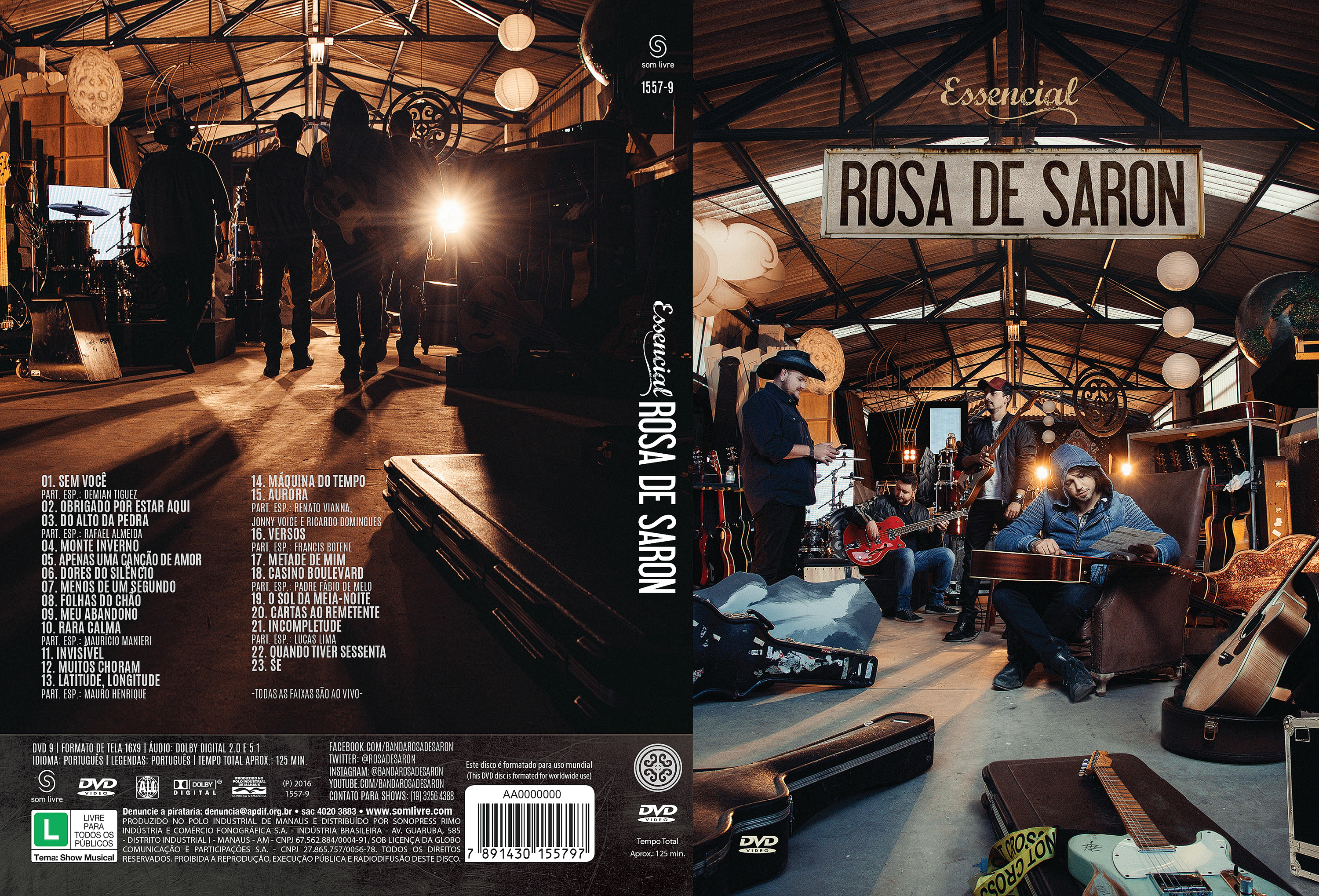 CD e DVD ROSA DE SARON | ESENCIAL