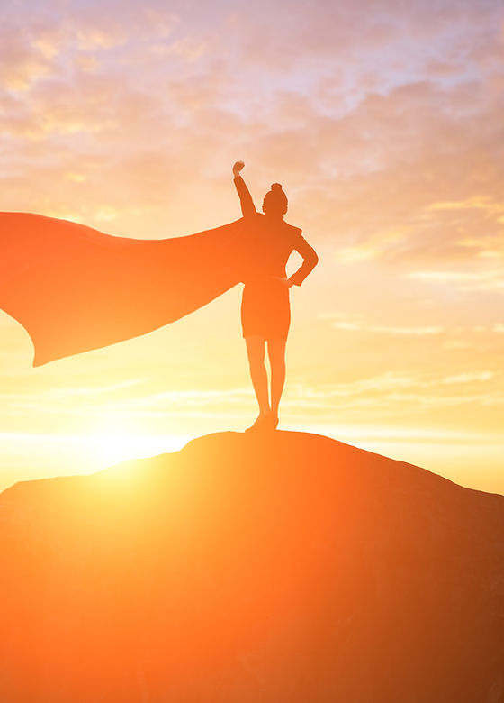 silhouette of super business woman look somewhere on the mountain.jpg