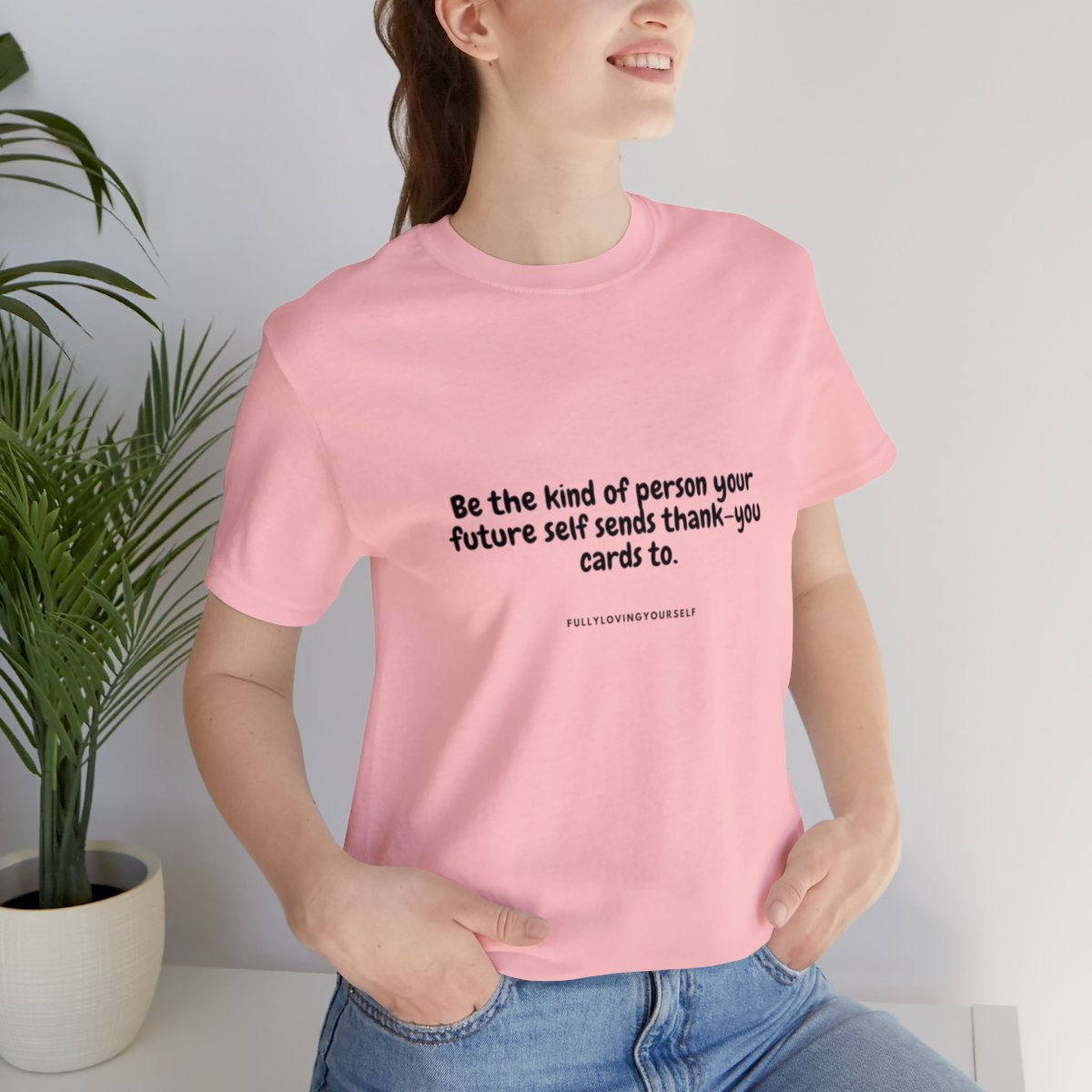 Self Care Tshirt - Thank you card (Unisex Short Sleeve Tee)