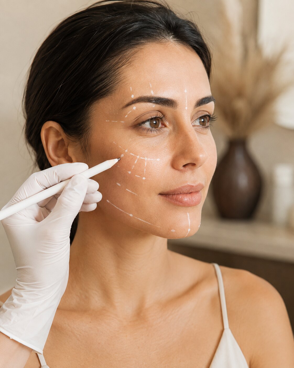 Dermal fillers treatment imagery