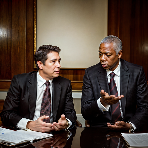 highly_distinguished_asian_and_black_businessmen_discussing_economic_impact_in_a_board_roo
