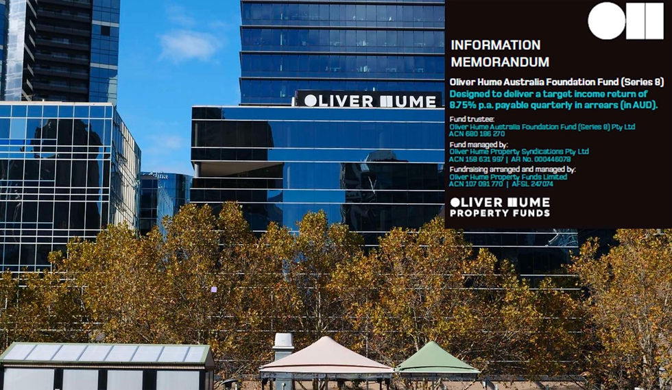 Oliver Hume Foundation Fund Series 8