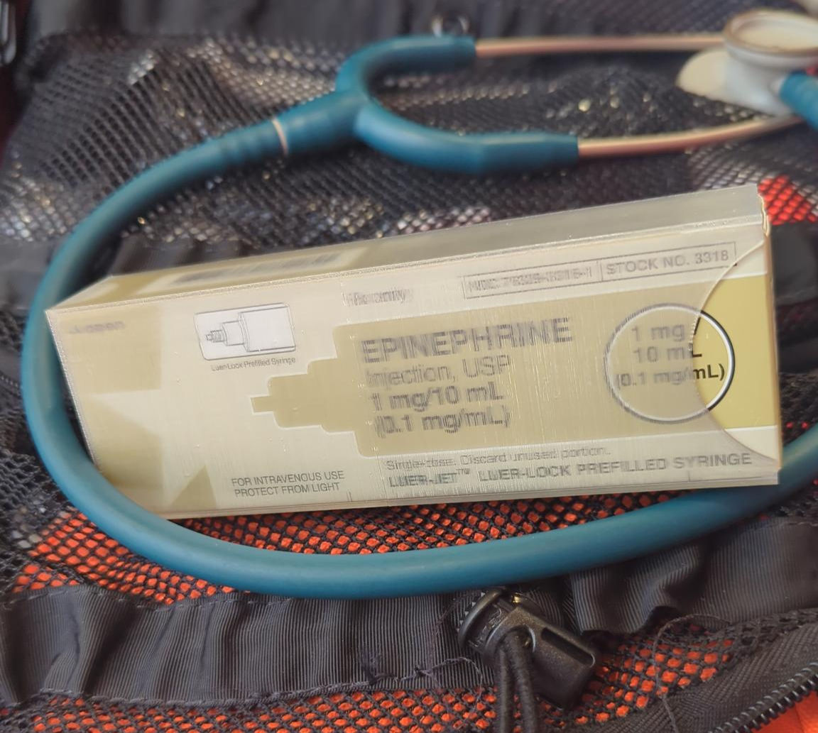 Epi 1:10,000/Atropine/Lidocaine Prefilled, Single Box Pack of 3