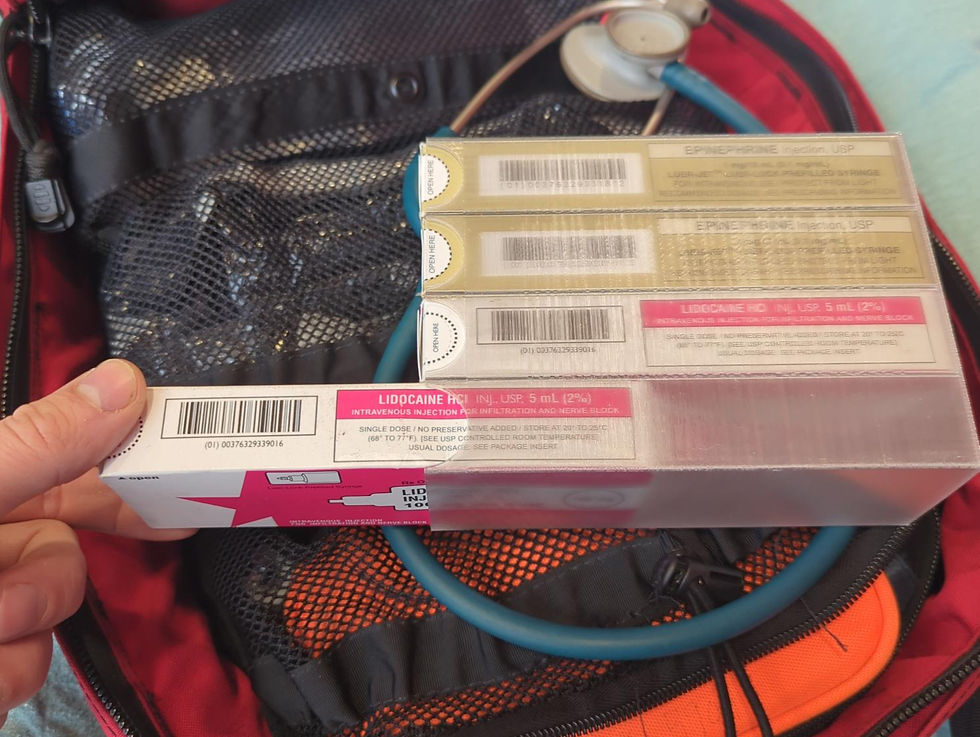 Thumbnail: Epi 1:10,000/Atropine/Lidocaine Prefilled, Quad Box