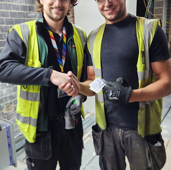On-Site Wellbeing Challenge Triumph at Norman Shaw North Project.