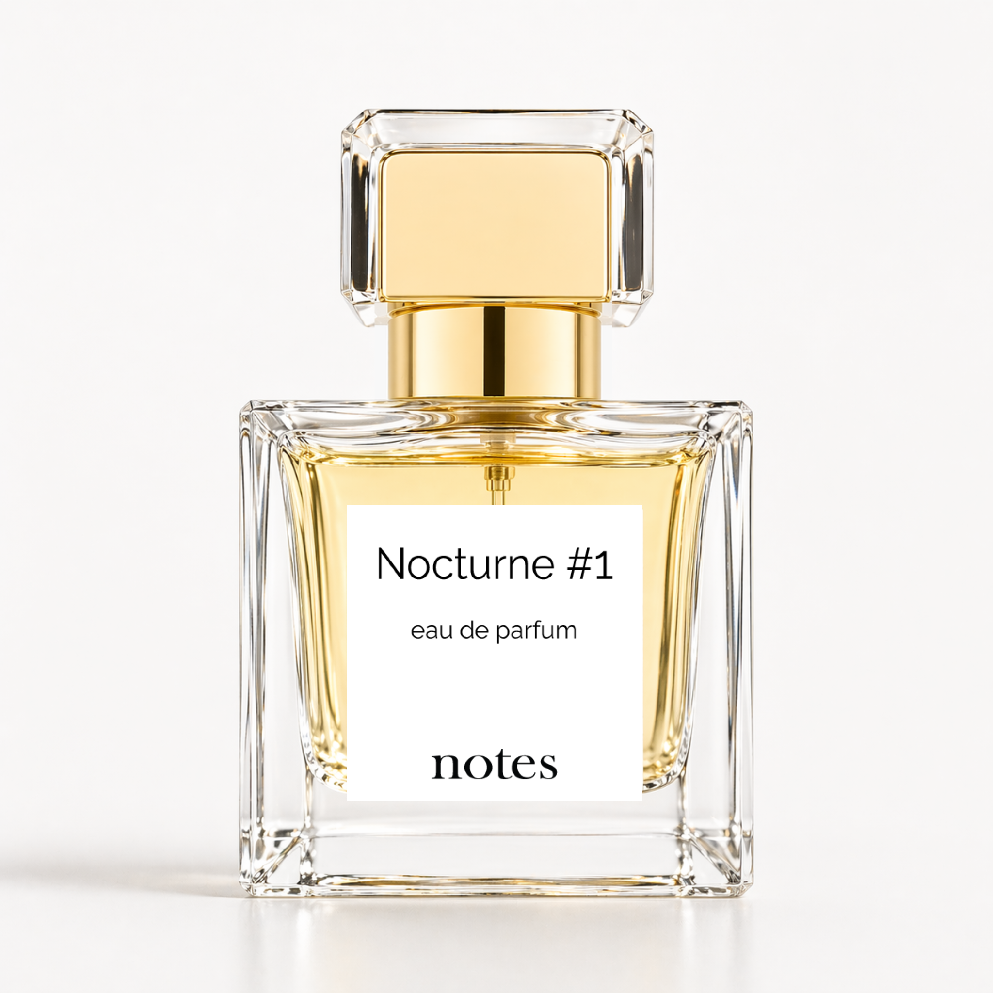 Nocturne #1 perfume by Notes Parfums. A subtle, skin-close fragrance composed for night — mysterious, refined.