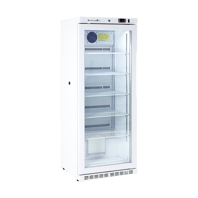 10 Cu. Ft. Glass Door Upright Refrigerator