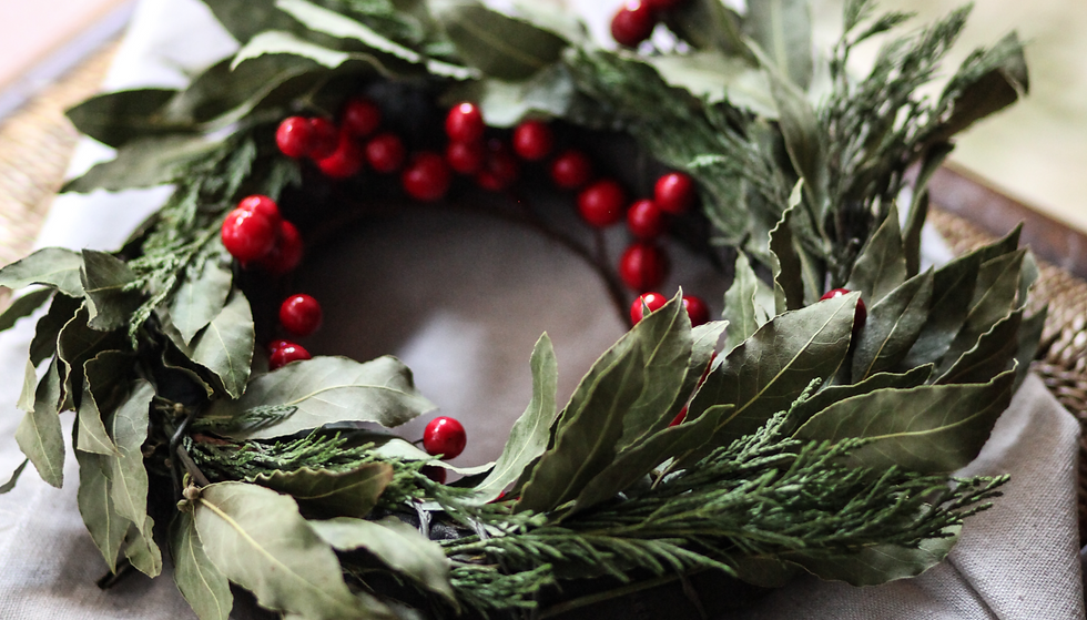 For companies looking for a more traditional holiday experience, Fresh Winter Wreaths offer another option.
The two hour workshop includes a large wreath frame and live greens such as pine, cedar, juniper berries and eucalyptus.