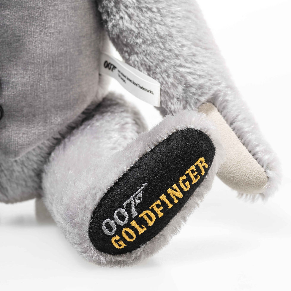 Thumbnail: James Bond, Goldfinger Musical Bear by Steiff, Limited Edition