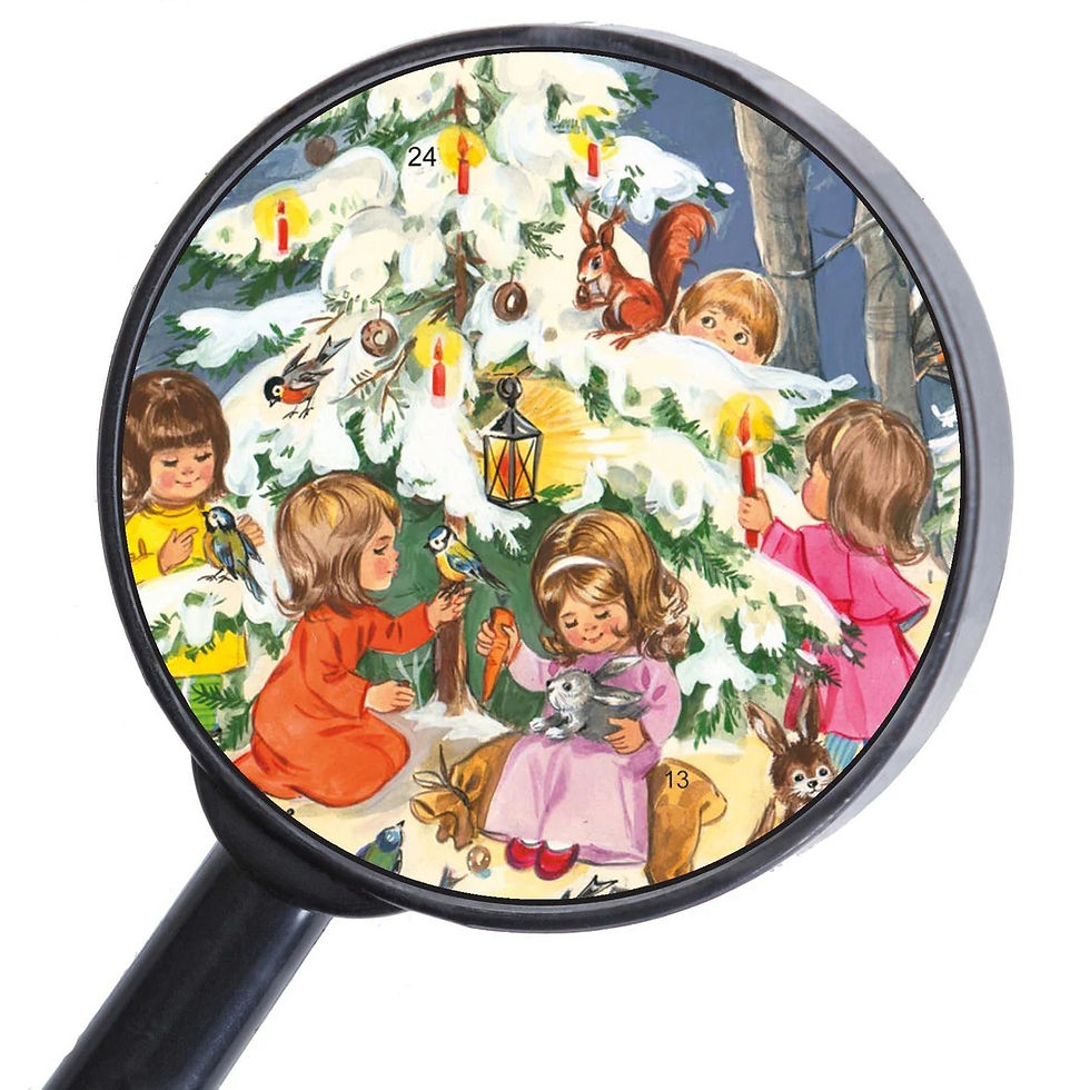 Thumbnail: 'Fun at the Christmas Tree Farm' A4 Advent Calendar by Richard Sellmer