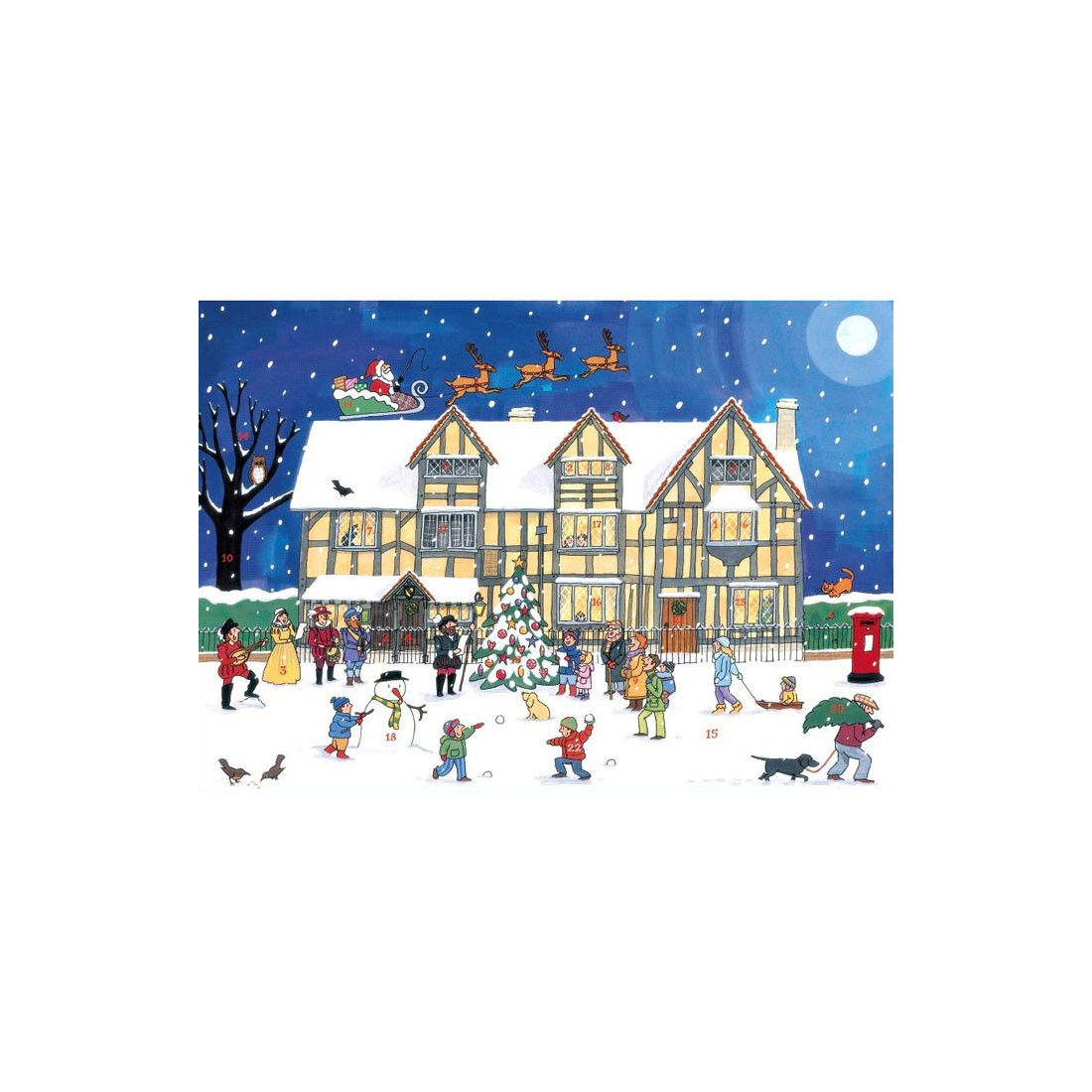 'Christmas at the Old Town House' Advent Calendar by Alison Gardiner