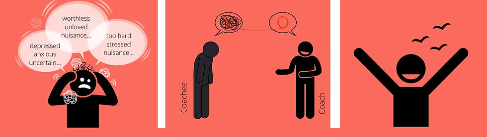 Life coaching: working together on a plan to reach your goals