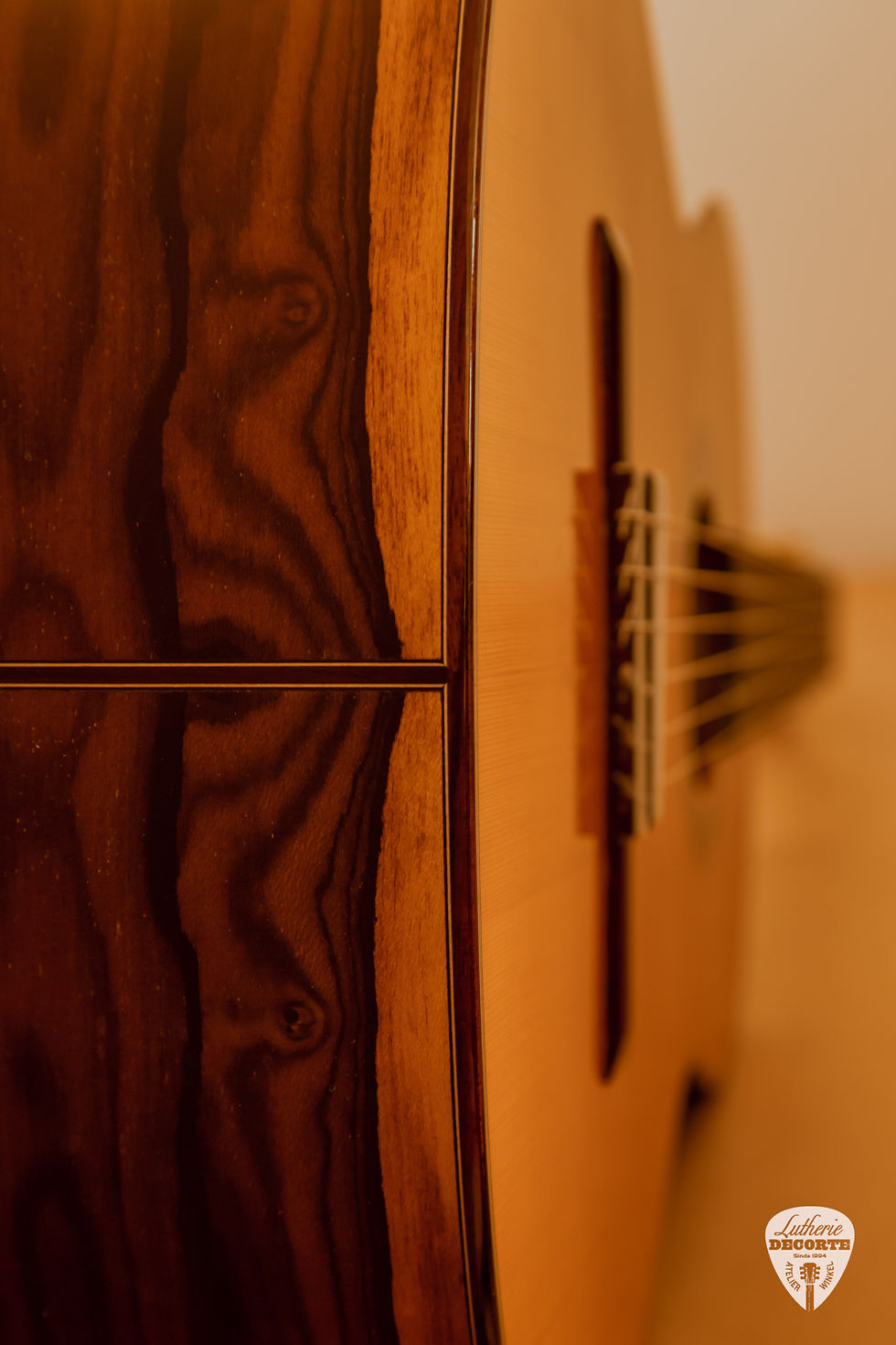 Thumbnail: Decorte klassieke gitaar ceder bovenblad model Reginald