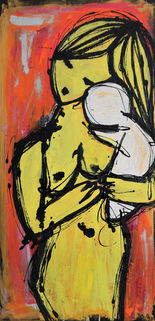 L'amour c'est comme une vague, 40x80.JPG