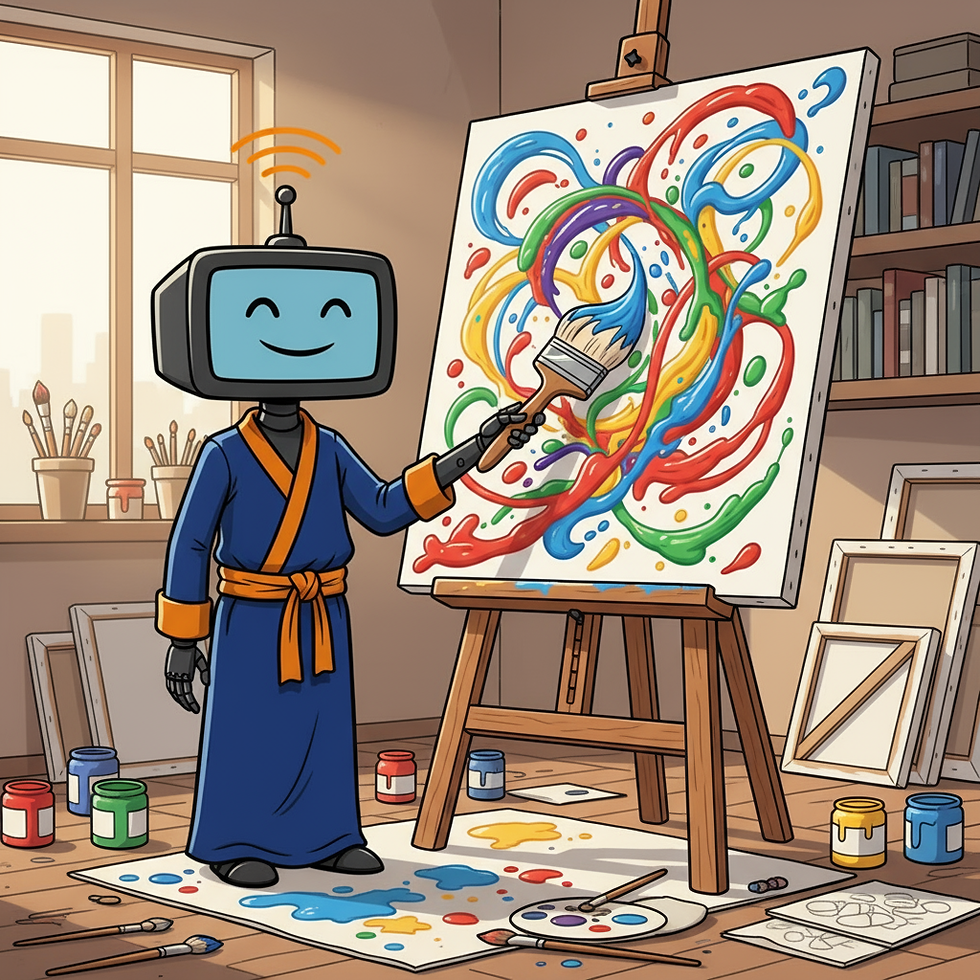 RoboMonk Painting A Soul's Beauty