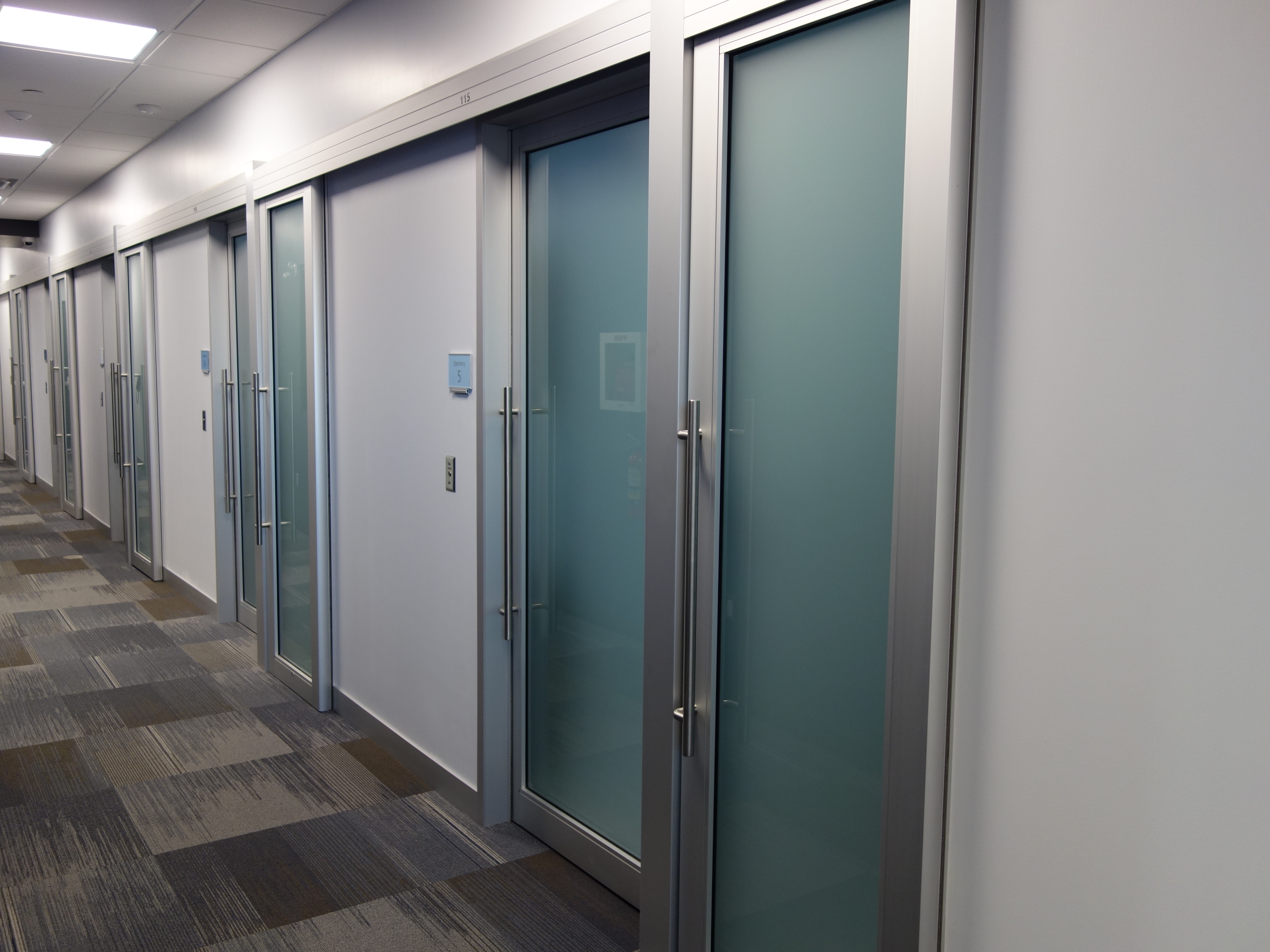 Private consultation rooms