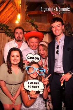 Ufton Court wedding photo booth