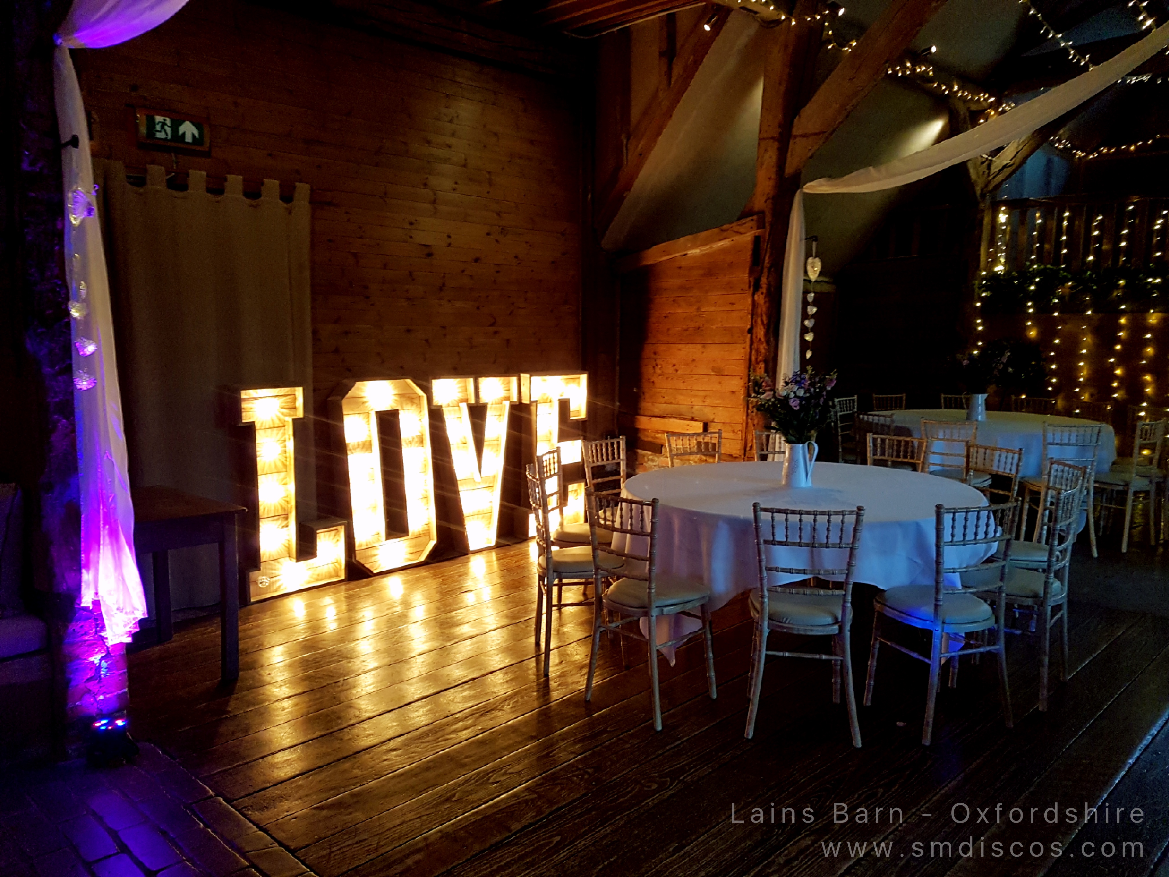 Lains Barn Oxfordshire Love Letters