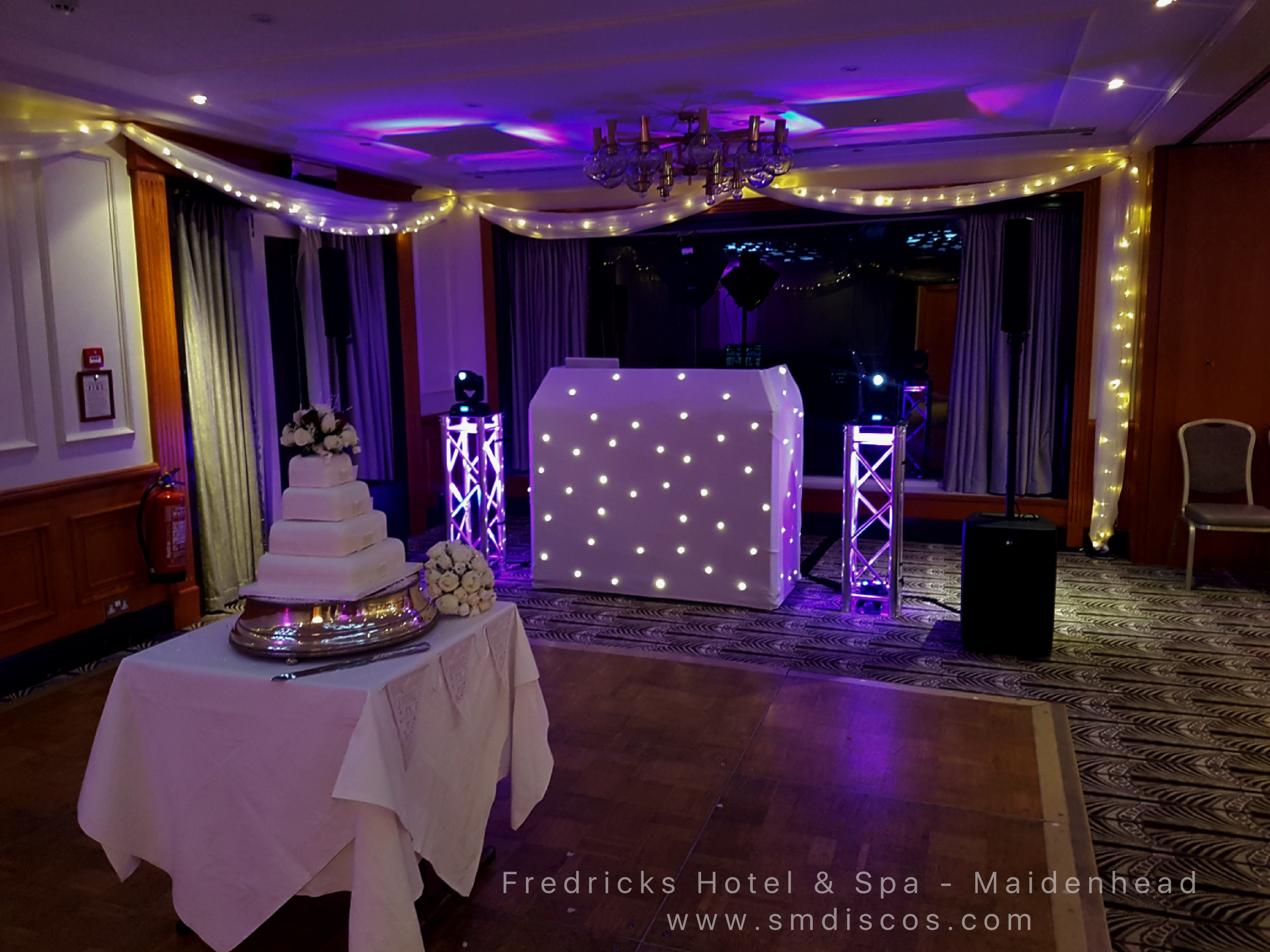 Maidenhead wedding DJ Fredricks Hotel